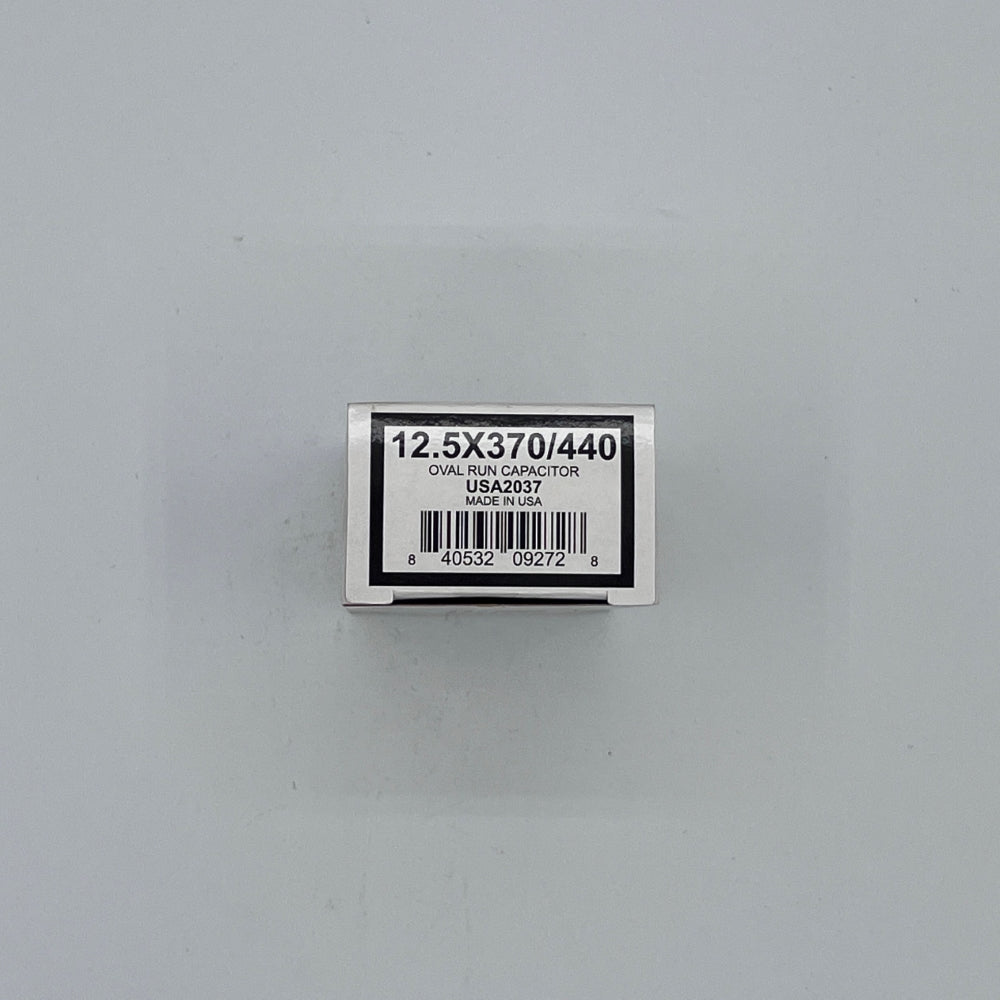 AmRad Oval Run Capacitor 12.5 MFD 370/440 VAC USA2037