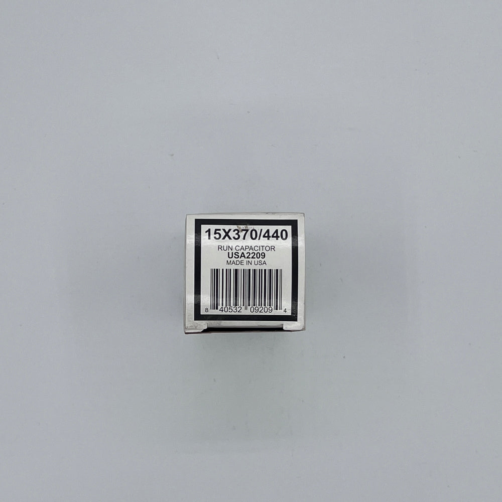AmRad Round Run Capacitor 15 MFD 370/440 VAC USA2209