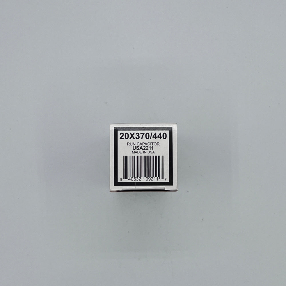 AmRad Round Run Capacitor 20 MFD 370/440 VAC USA2211