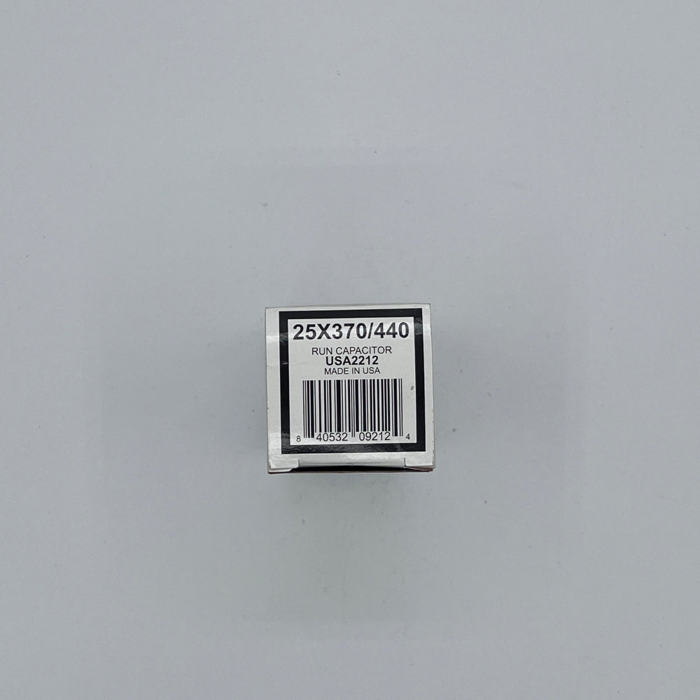 AmRad Round Run Capacitor 25 MFD 370/440 VAC USA2212