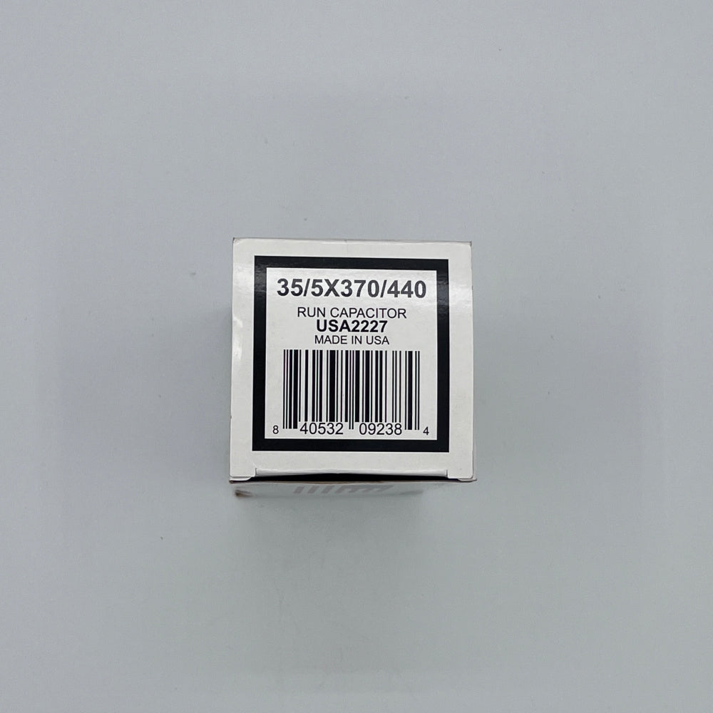 AmRad Round Run Capacitor 35/5 MFD 370/440 VAC USA2227