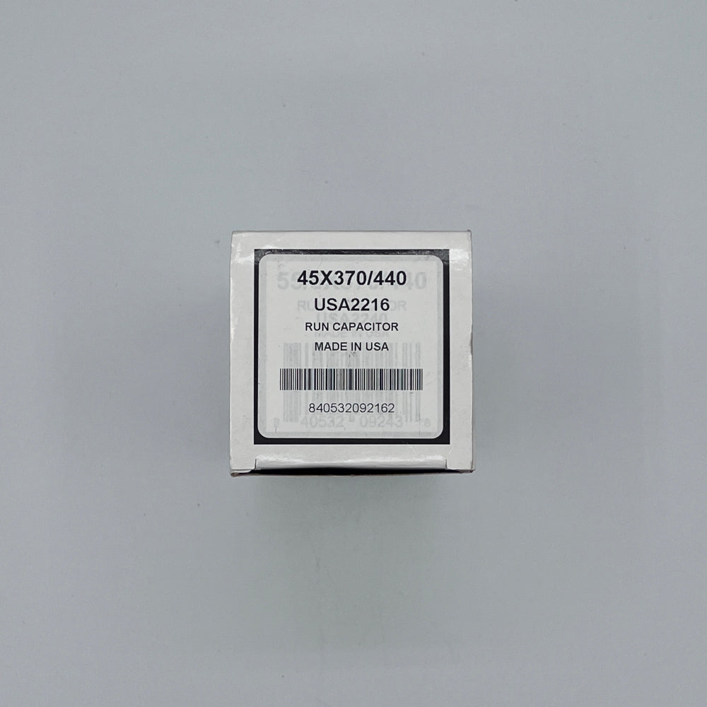 AmRad Round Run Capacitor 45 MFD 370/440 VAC USA2216