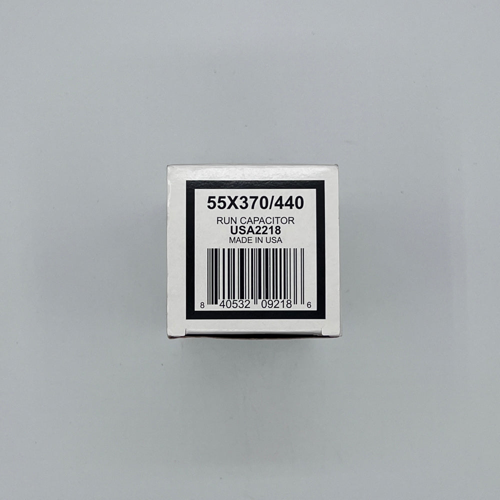 AmRad Round Run Capacitor 55 MFD 370/440 VAC USA2218