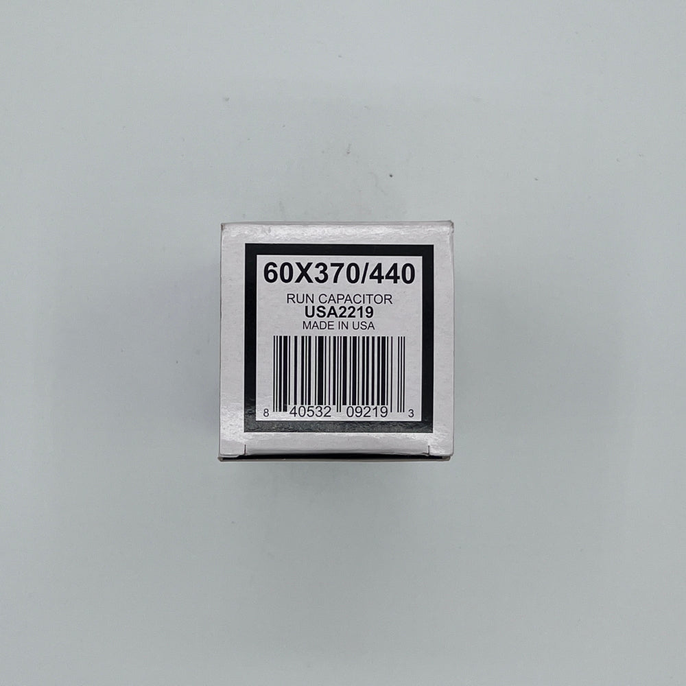 AmRad Round Run Capacitor 60 MFD 370/440 VAC USA2219