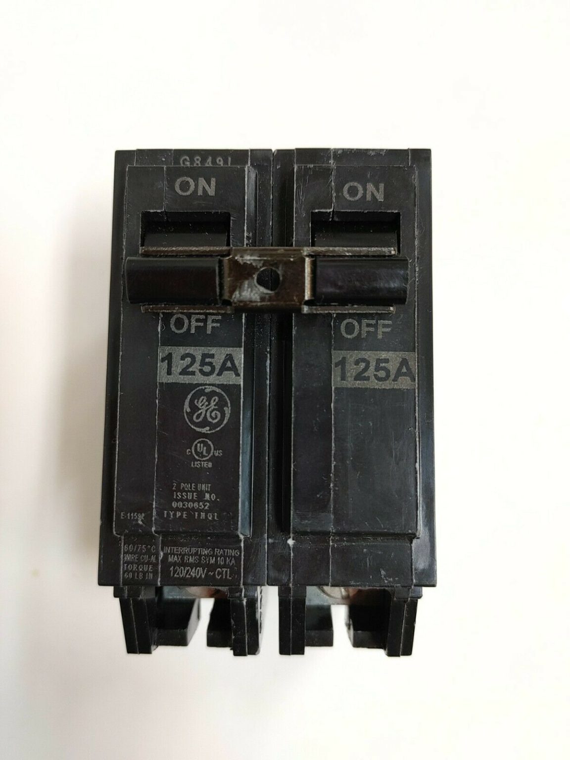 General Electric THQL21125 125-Amp 2-Pole 120/240VAC Breaker – Dayton ...